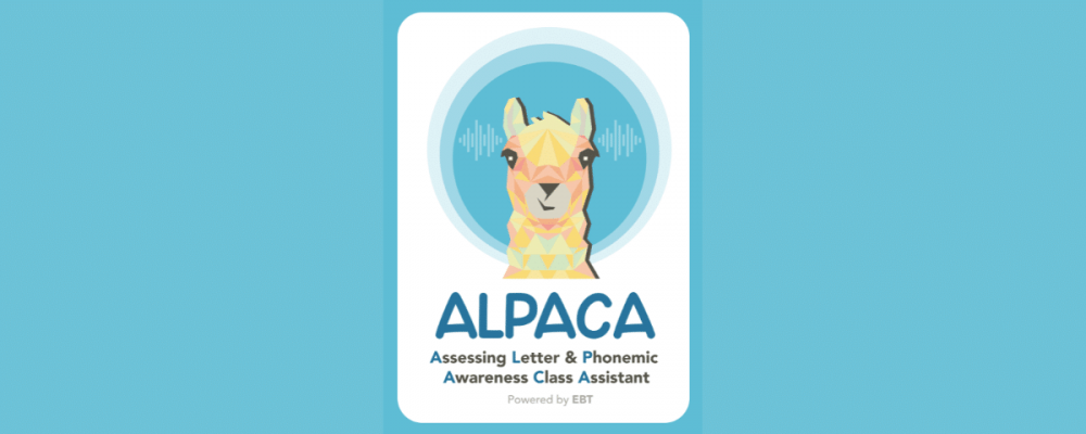 Young children using the Alpaca AI tool for early dyslexia screening in an Irish classroom